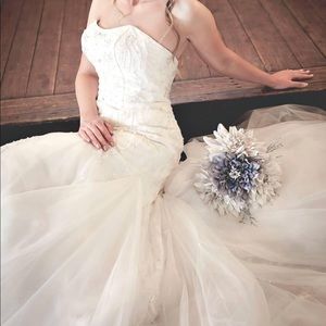 Mermaid style wedding dress